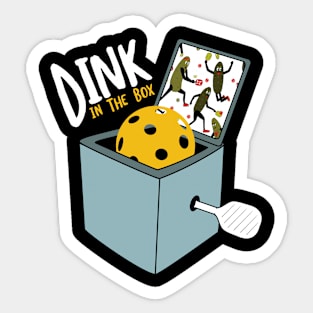 Pickleball Dink in the Box Sticker